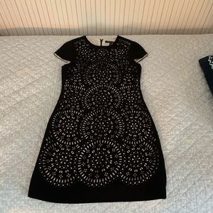 Cynthia Steffe Black Cutout Mini Dress